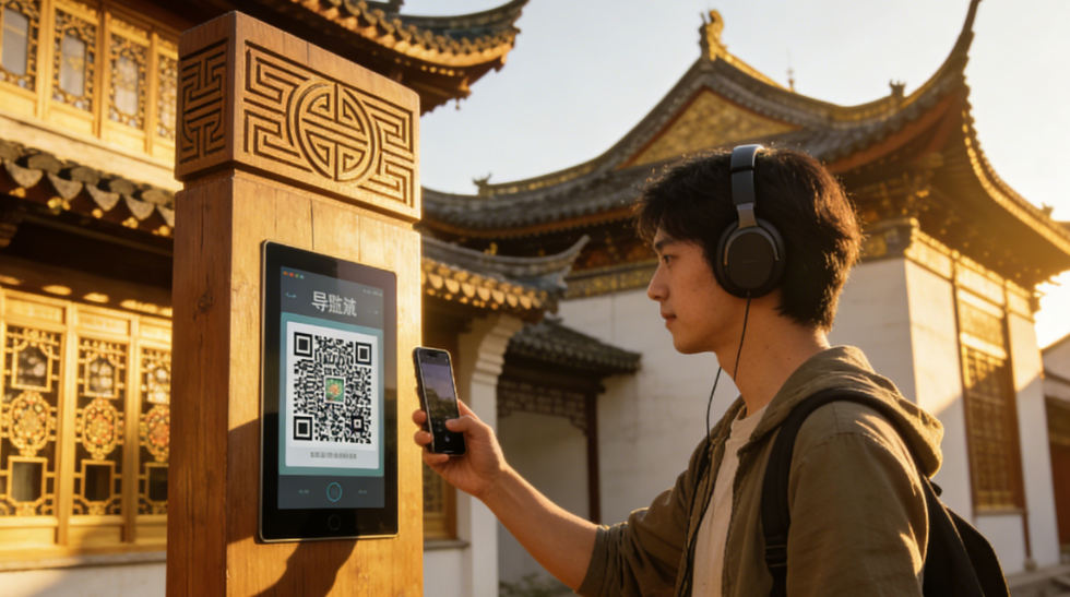 旅游景区电子导游二维码制作指南：多语言、无广告，3步升级游览体验