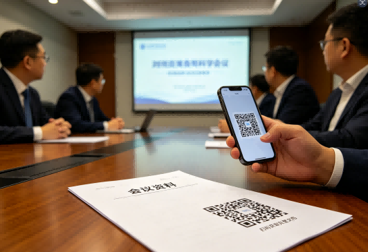 工作办公 - 会议资料文件二维码