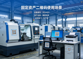 资产管理 - 固定资产二维码