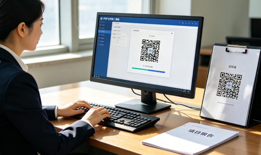 PDF 生成二维码怎么弄