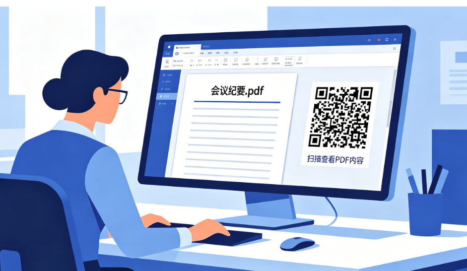 怎么将pdf说明书生成可扫码查看的二维码